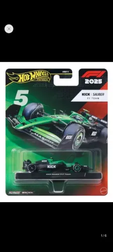 Hot Wheels formula 1 Kick sauber Premium Gabriel Bortoletto