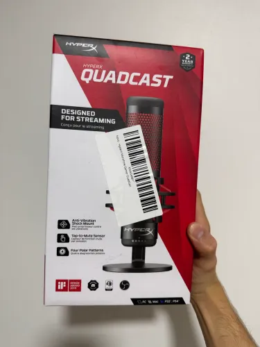 Microfone hyperx Quadcast