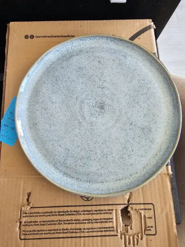 Jogo prato de jantar 6 peças Proto Brasil Green Granite