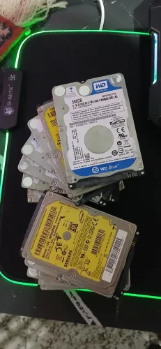 HD 500GB - 2,5 Notebook - Seagate/WD - 100% Saudáveis e Testados.