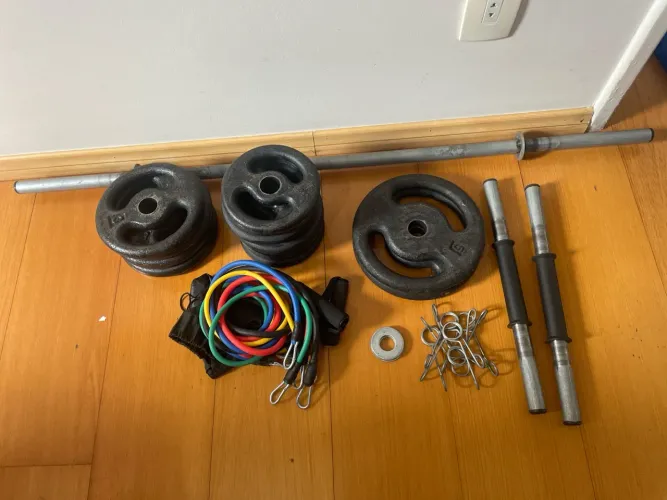 Kit Anilhas Treino