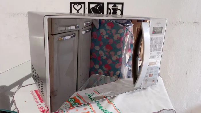 Microondas com garantia 