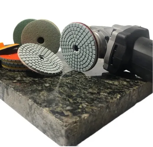 Lixa Diamantada para Acabamento em Porcelanato Granito Mármore - Kit 5 Lixa + 1 Boina