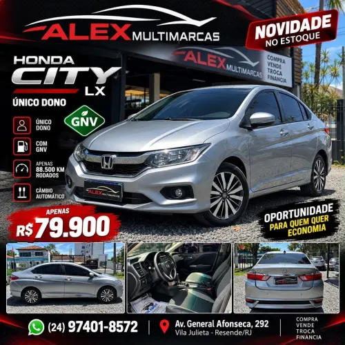 Honda City Sedan LX 1.5 Flex 16V 4P Aut. 2019