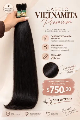 Cabelo Humano Vietnamita