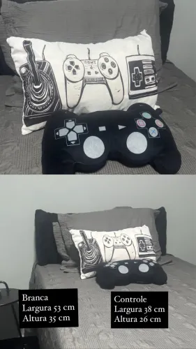 Almofada controle gamer LEIA A DESCRIÇÃO 