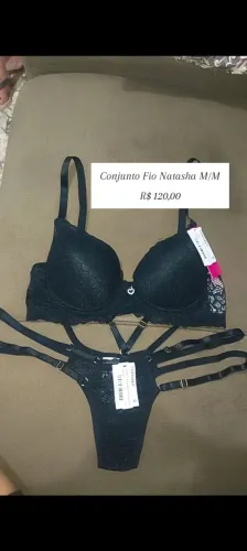 Lingerie conjunto fio Natasha M/M