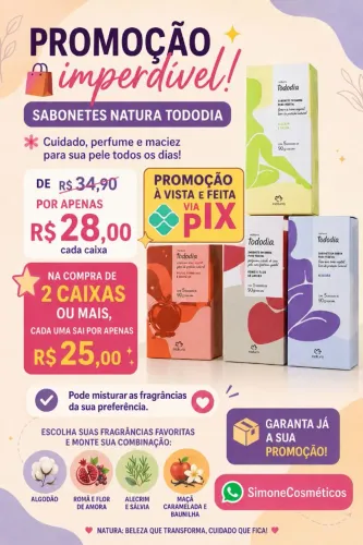 Promoção imperdível Natura 