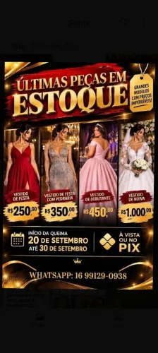 ULTIMAS PEÇAS EM ESTOQUE