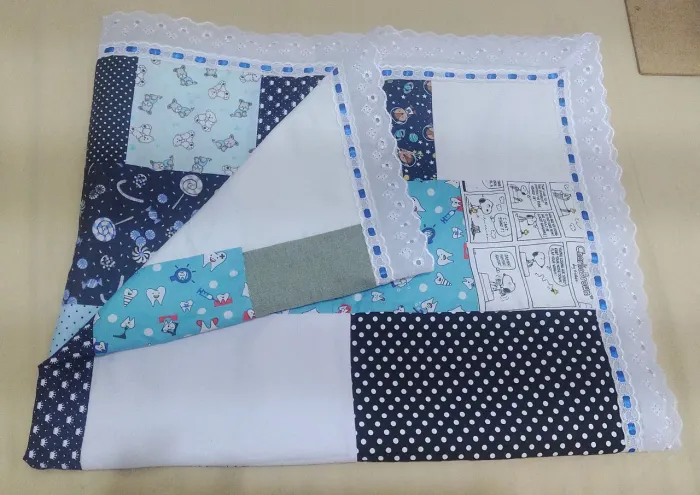 Manta em Patchwork bebê 