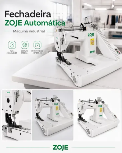 Máquina Fechadeira Automática Zoe Costura