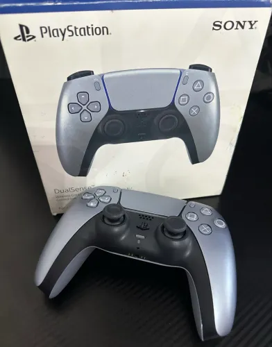 Controle PS5 DualSense Sterling Silver Original Sony