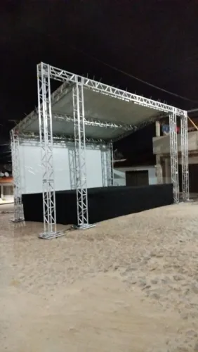 Aluguel palco som iluminação 