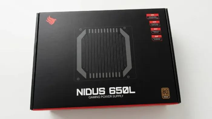 Fonte Nidus 650W - 80 Plus Bronze.