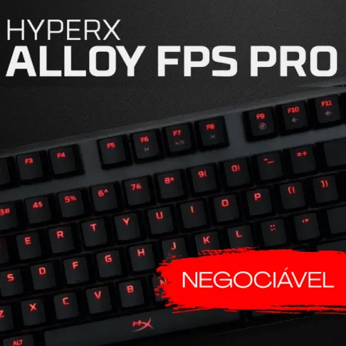 Teclado Mecânico Gamer Hyperx Alloy Fps Pro Hx-kb4bl1-us/ww Cor de teclado Preto Idioma In