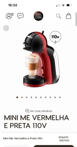 Cafeteira Dolce Gusto