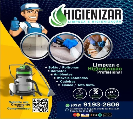 Higienização LAVAGEM A SECO