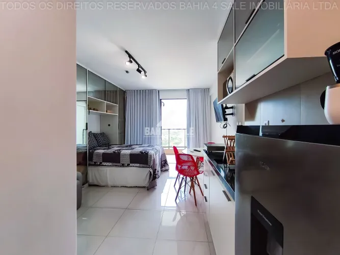 Studio Mobiliado para Locação em Salvador | Vista Mar | Ilha de Mykonos