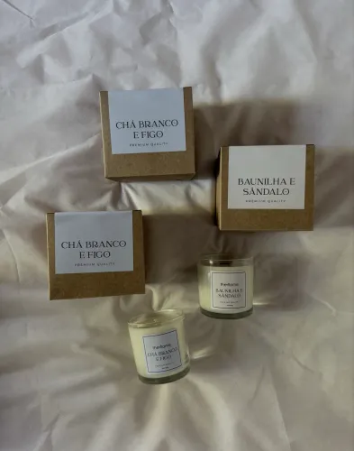 Velas Aromáticas Artesanais Premium | The Flame Ateliê 