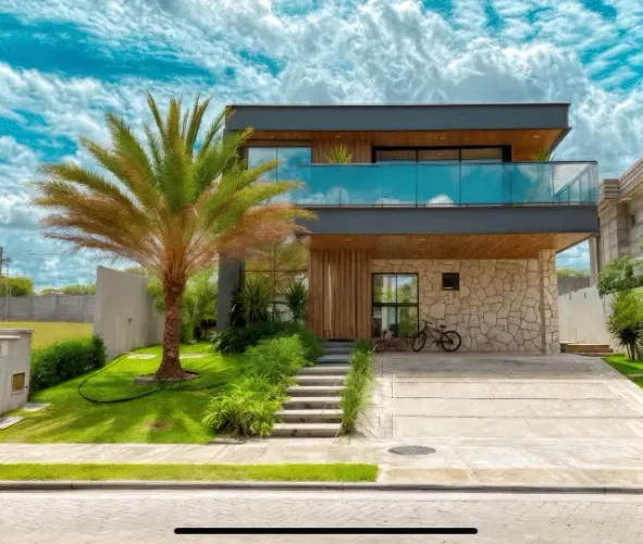 Contato: Max * Casa duplex com quatro suítes no condomí