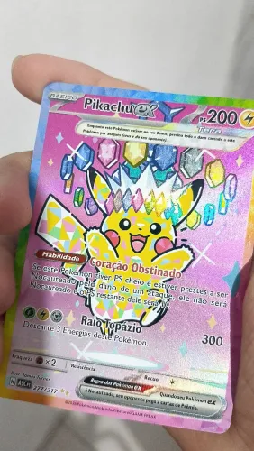 Pikachu ex 277/217 - Ilustração Especial (Original)
