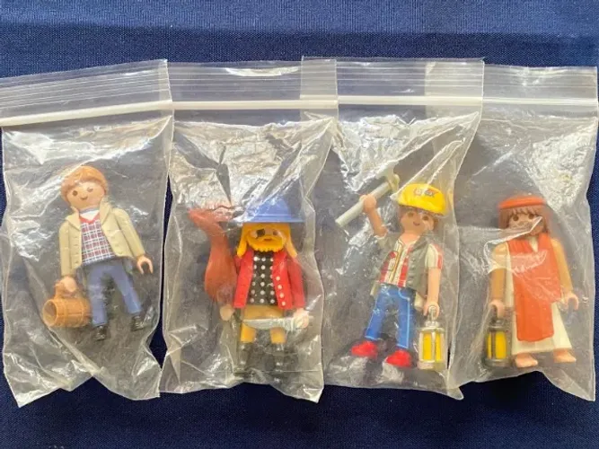 Playmobil Vintage Lote Bonecos Originais + Acessórios - Colecionador