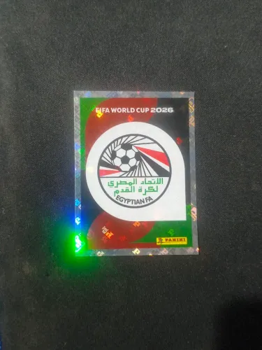 Figurinha Copa do Mundo 2026 Panini Escudo Egito Egy1 Metalizada