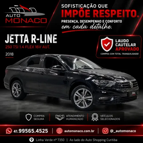 Volkswagen Jetta R-line 250 TSI 1.4 Flex 16V Aut. 2018