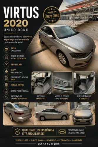Volkswagen Virtus 1.6 MSI Flex 16V 4P Aut. 2020