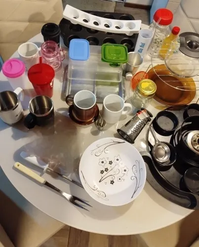 Kit utensílios para cozinha e organização