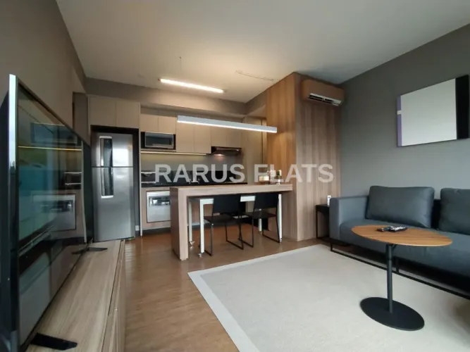 Flat com 1 quarto para alugar na Vila Mariana, São Paulo SP - Edifício Tita Salzano