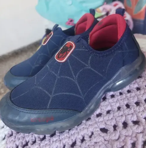 Tênis Ortopé Infantil Homem Aranha nº 31
