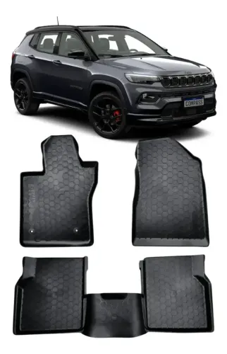 Tapete Tipo Bandeja Jeep Compass - Grid