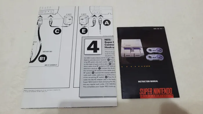 Manual snes super nintendo