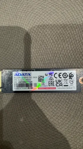 SSD Adata Legend 710 256 GB