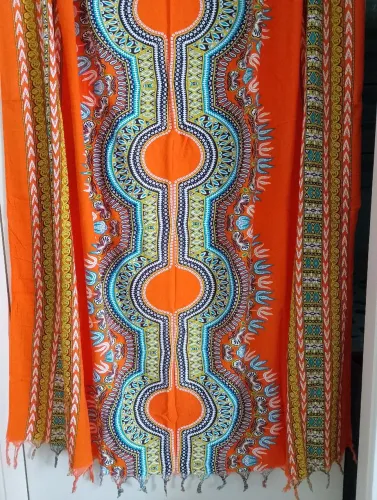 Canga africana estampa Dashiki 100% Algodão