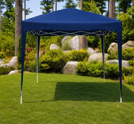 Tenda/gazebo articulado dobrável 2x2m, modelo HPP56022-BLUE