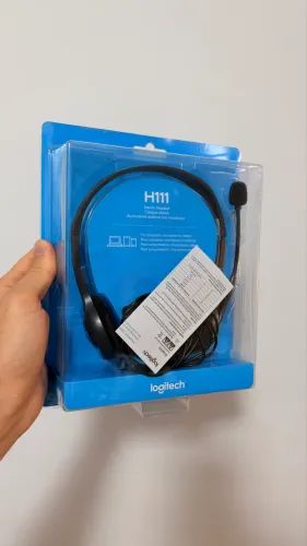 Fone Headset logitech H111 - Novo
