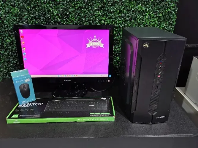 Setup Completo Com Monitor 20 Polegadas, Processador Pentium Gold E Ssd Nvme