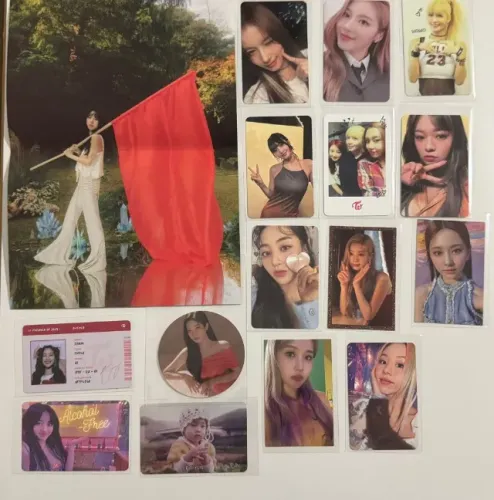 Lote 16 Photocards Oficiais PC Twice Sana Jihyo Mina Tzuyu Momo Dahyun Chaeyoung K-Pop