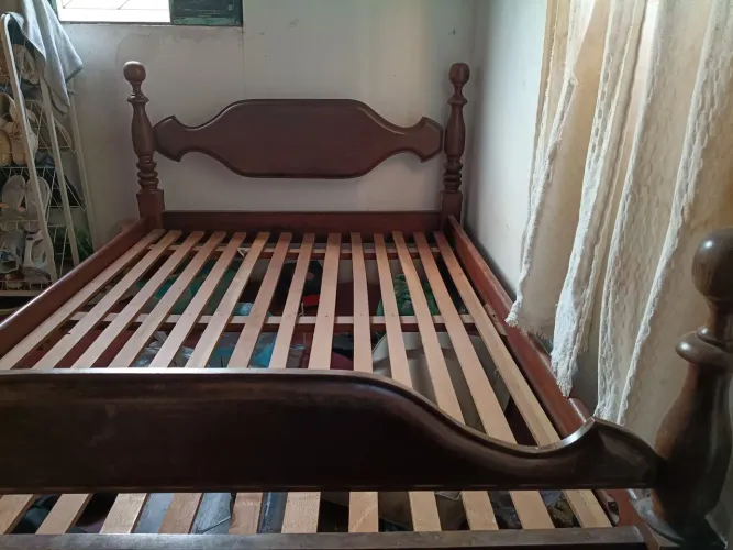 Cama de casal sucupira maciça melhor cama 