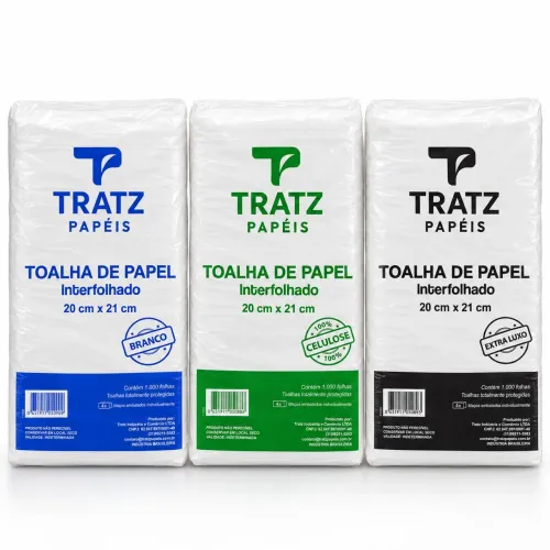 Papel Toalha Interfolhado 20x21