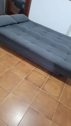 Sofa cama cinza 