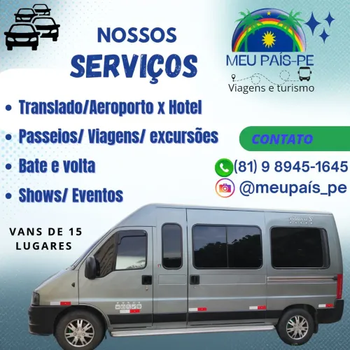 VAN 15 LUGARES- COM MOTORISTA