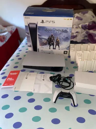 PS5 novo na caixa