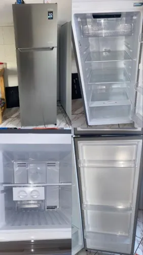 Geladeira Brastemp inox frost free.