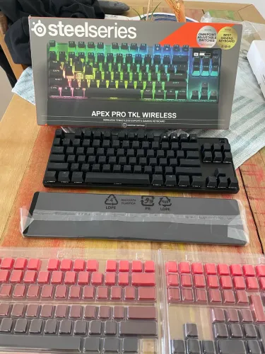 Teclado Gamer Steelseries Apex Pro Tkl 2023, US Layout, Sem Fio