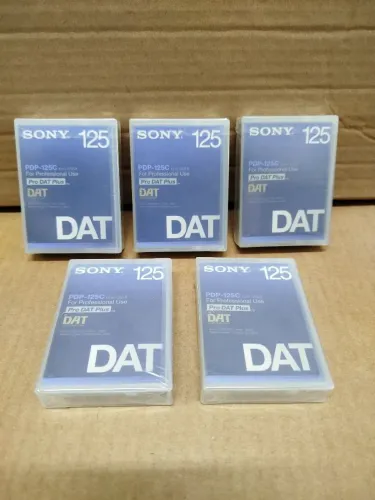 Fita Dat Audio Digital Sony Pdp-125c Tape Cassete 125 Minutos