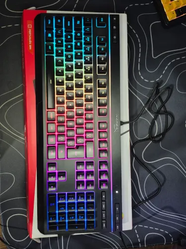 teclado gamer hyperx alloy core rgb - na caixa