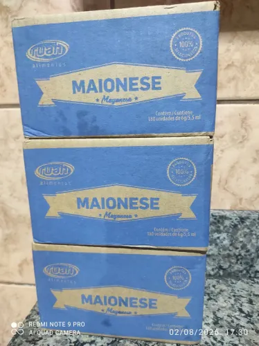 11 Caixas de maionese, chechup e mostarda